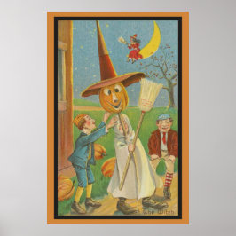 Vintage Halloween Poster