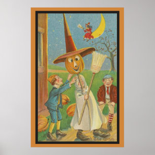 Vintage Halloween Poster