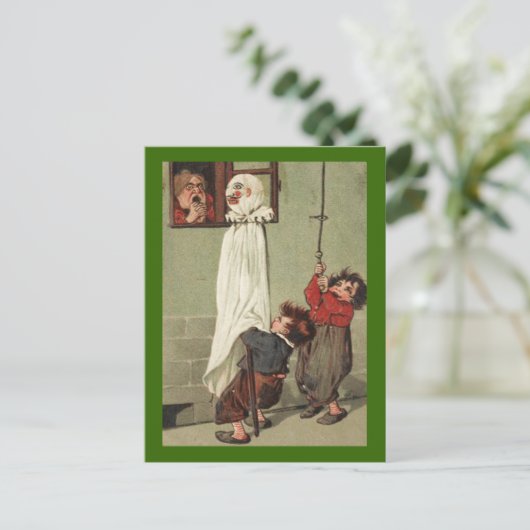 Vintage Halloween Pranksters Briefkaart (Staand voorkant)