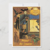 Vintage Halloween Pranksters Halloween Kaart (Voorkant)