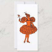 Vintage Halloween Pumpkin Fairy (Voorkant)