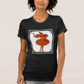 Vintage Halloween Pumpkin Fairy T-shirt (Voorkant)