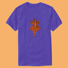 Vintage Halloween Pumpkin Fairy T-shirt