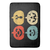 Vintage Halloween Pumpkin Vrouwen, Mannen, Kindere Badmat (Voorkant Verticaal)