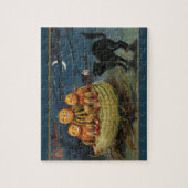 Vintage Halloween Pumpkins Legpuzzel (Verticaal)