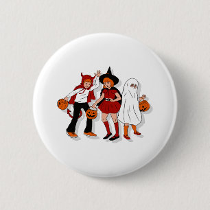 Vintage Halloween Ronde Button 5,7 Cm