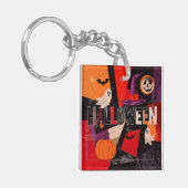 Vintage Halloween Sleutelhanger (Voorkant Links)