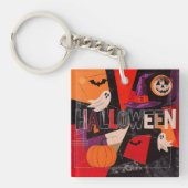 Vintage Halloween Sleutelhanger (Voorkant)