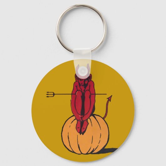 Vintage Halloween Sleutelhanger (Voorkant)