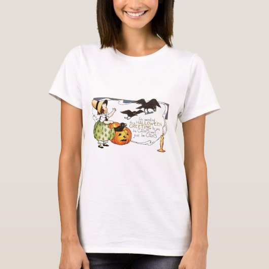Vintage Halloween T-shirt (Voorkant)