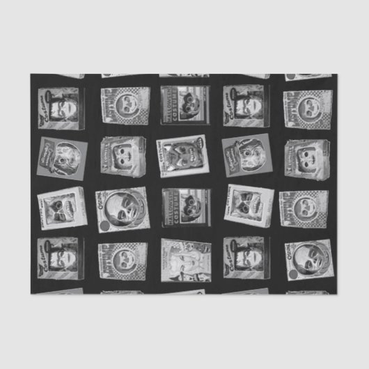 Vintage Halloween Tissuepapier (Voorkant)