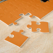 Vintage Halloween Trick or treat Skeleton Legpuzzel (Zijkant)