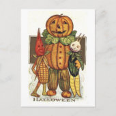 Vintage Halloween Veggies Briefkaart (Voorkant)