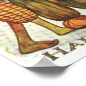 Vintage Halloween Veggies Poster (Hoek)