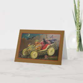 Vintage Halloween Wenskaart Kaart