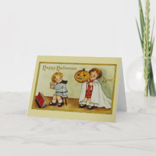 Vintage Halloween Wenskaart Kaart