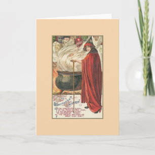 Vintage Halloween Wenskaart Kaart