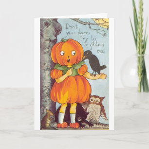 Vintage Halloween Wenskaart Kaart