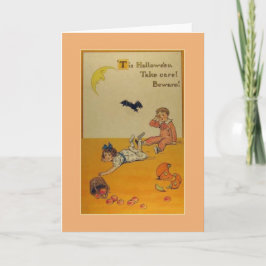 Vintage Halloween Wenskaart Kaart