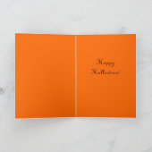 Vintage Halloween Wenskaart Kaart (Binnen)