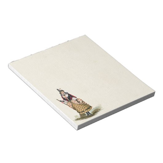 Vintage Halloween Witch Notitieblok (Schuin)