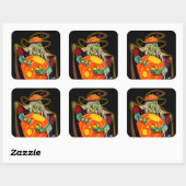 Vintage Halloween Witch Sticker (Vel)
