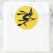 Vintage Halloween Witch Sticker (Tas)