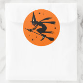 Vintage Halloween Witch Sticker (Tas)