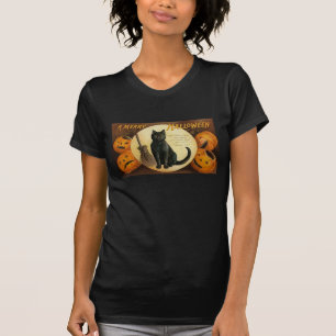 Vintage Halloween Witch T - shirts
