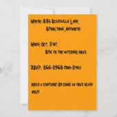 Vintage Halloween Witches Cauldron Kaart (Achterkant)