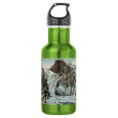 Vintage halve koepel waterfles  (Voorkant)