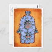 Vintage Hamsa Briefkaart (Voorkant / Achterkant)