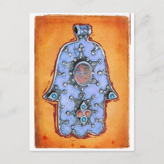 Vintage Hamsa Briefkaart (Voorkant)