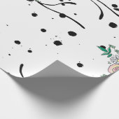 Vintage hand drawn seamless pattern graphic illust cadeaupapier (Hoek)