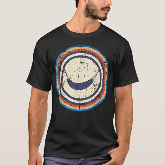Vintage Hangmat Hangmat T-shirt (Voorkant)