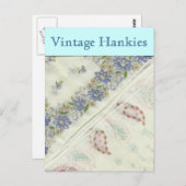 Vintage Hankies Briefkaart (Voorkant / Achterkant)