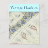 Vintage Hankies Briefkaart (Voorkant)