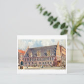 Vintage Hannover Germany Rathaus Briefkaart (Staand voorkant)