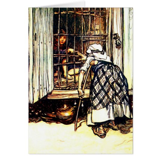 Vintage Hansel en Gretel Fairy Tale (Voorkant)