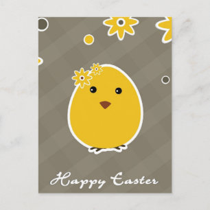Vintage Happy Easter background Feestdagenkaart