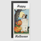 Vintage Happy Halloween (Voorkant / Achterkant)
