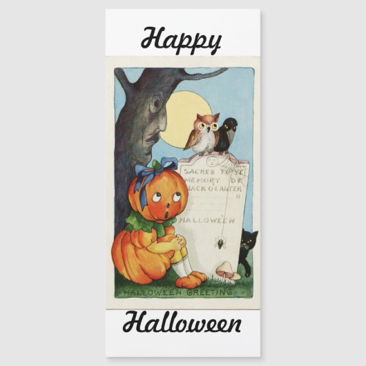 Vintage Happy Halloween (Voorkant)