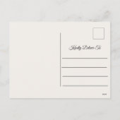 Vintage Happy Nieuwjaar Feestdagenkaart (Achterkant)