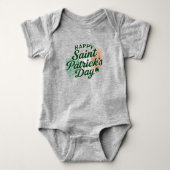 Vintage Happy Saint Patrick's day  Romper (Voorkant)