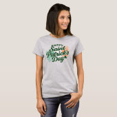 Vintage Happy Saint Patrick's day  T-shirt (Voorkant volledig)
