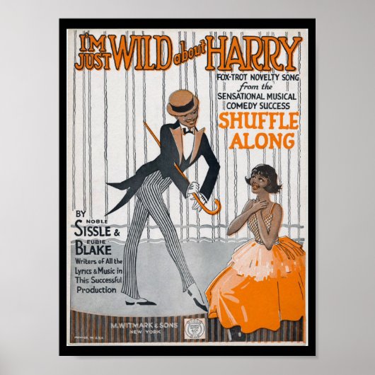 vintage harlem renaissance poster (Voorkant)