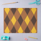 Vintage Harlequin Diamantpatroon Tissuepapier (Craft)