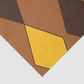 Vintage Harlequin Diamantpatroon Tissuepapier (Detail)
