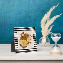 Vintage Harlequin Garden Rozen Fotoplaat