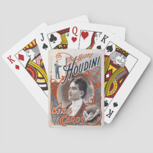 Vintage Harry Houdini Pokerkaarten